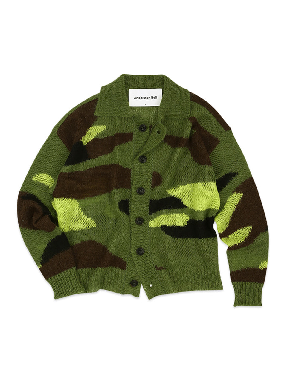 Andersson Bell  - Kidmohair Camouflage Cardigan (Camouflage)